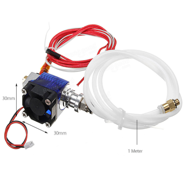 Delux Combo V6 J-END Hotend (All Metal Heat Break) + PTFE Tube - Image 4