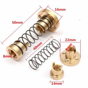 T8 Copper Brass Anti Backlash Nut