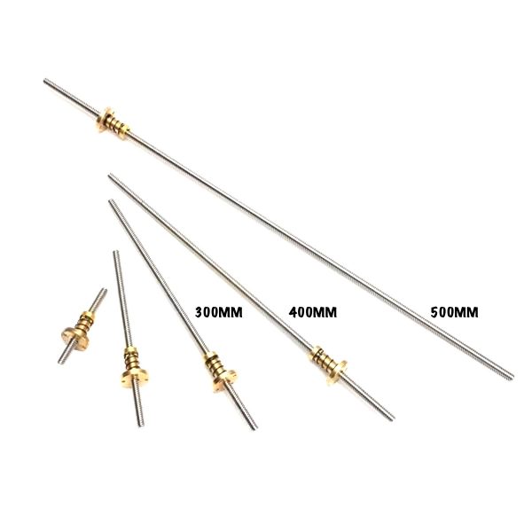 Trapezoidal Lead Screw with Copper Nut or Anti Backlash Nut