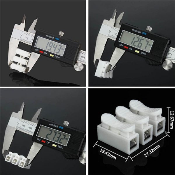 3Way Quick Wire Connector Terminal Block Spring Connector (Pack of 5) - Image 4
