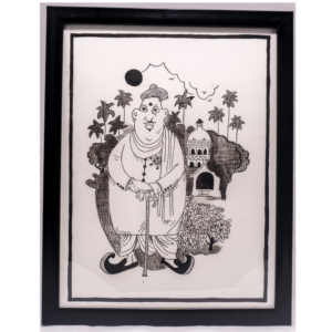 Indian Ink Cartoon Nib Painting
