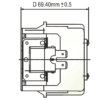 16AMPS Double Pole Contactor for On/Off Control of Loads - Image 4