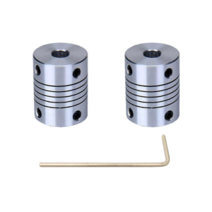 a Pair of Flexible Coupling Shaft Coupler 5mmx8mm For 3D Printer and CNC