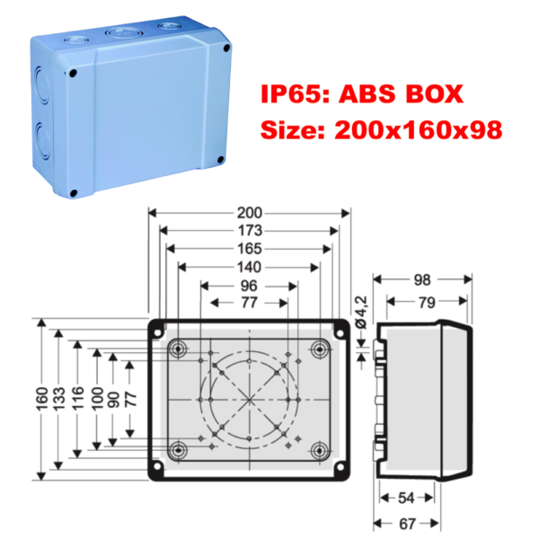 ABS Enclosure Junction Box IP65 - Image 7