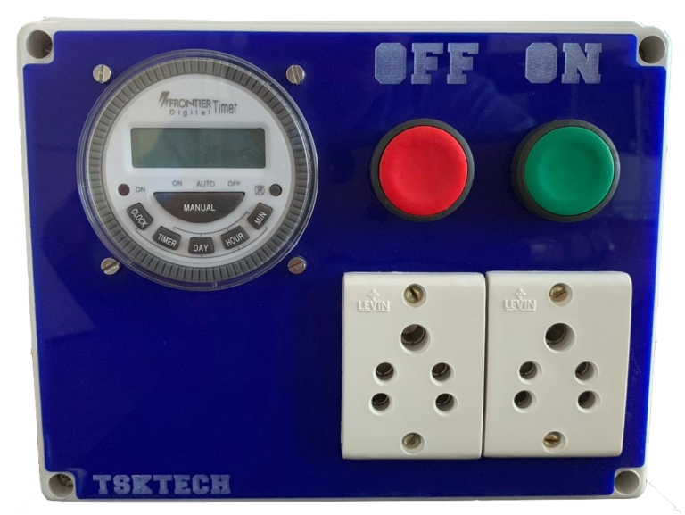 TIMER with 16AMP DOUBLE POLE CONTACTOR Full Assembled in Junction Box