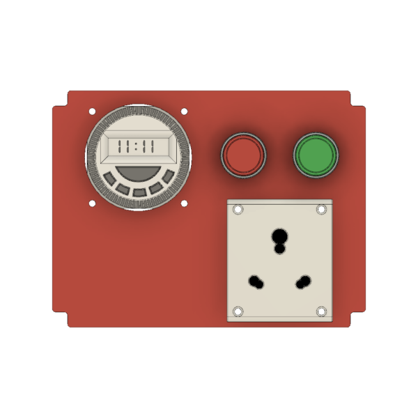 TIMER with 16AMP DOUBLE POLE CONTACTOR Full Assembled in Junction Box - Image 2