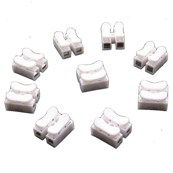 2Way Quick Wire Cable Connector Terminal Block Spring Connector LED Strip Wire Connecting - Image 2