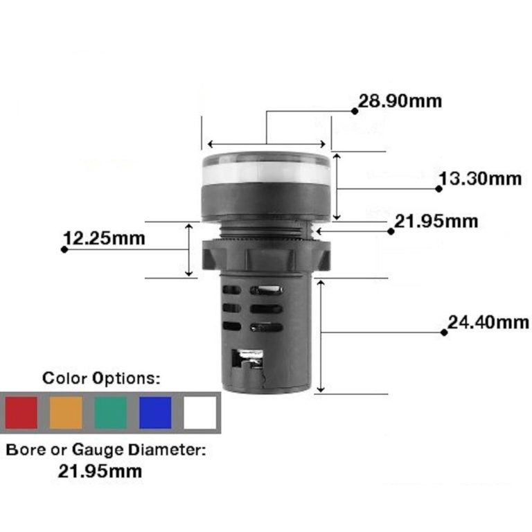 LED PANEL INDICATOR 230V 22MM TSKTECH.IN